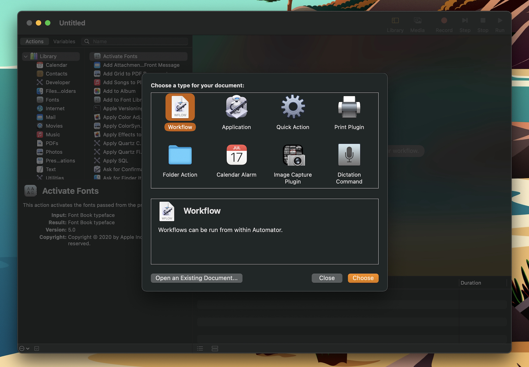 Actions%20Tip%202%20 %20Automator%20Workflows